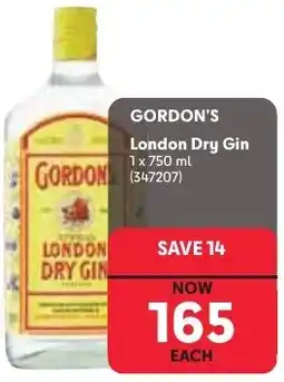 Makro Gordon's London Dry Gin offer