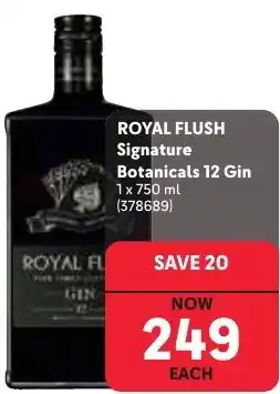 Makro Royal Flush Signature Botanicals 12 Gin offer