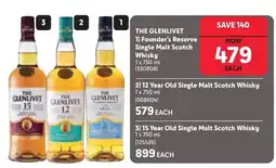 Makro THE GLENLIVET 1) Founder's Reserve Single Malt Scotch Whisky offer