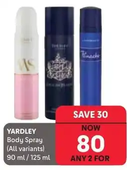 Makro YARDLEY Body Spray offer