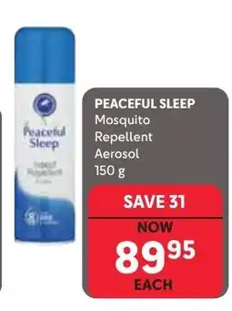 Makro Peaceful Sleep Mosquito Repellent Aerosol offer