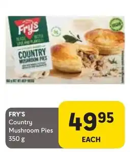 Makro Fry's Country Mushroom Pies offer
