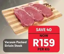 Makro Vacuum Packed Sirloin Steak offer