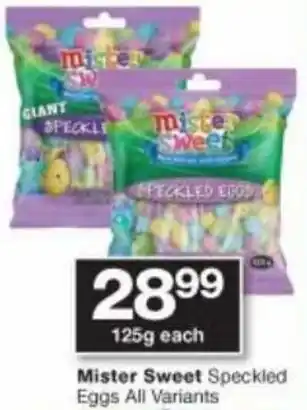 Checkers Hyper Mister Sweet Speckled Eggs 125g offer