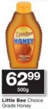 Checkers Hyper Little Bee Choice Grade Honey 500g offer
