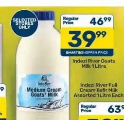 Pick n Pay Indezi River Goats Milk 1 Litre offer