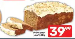 Pick n Pay PnP Carrot Loaf 400g offer