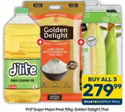 Pick n Pay PnP Super Maize Meal 10kg, Golden Delight Thai offer