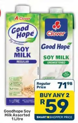 Pick n Pay Goodhope Soy Milk Assorted 1 Litre offer