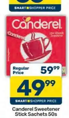 Pick n Pay Canderel Sweetener Stick Sachets 50s offer