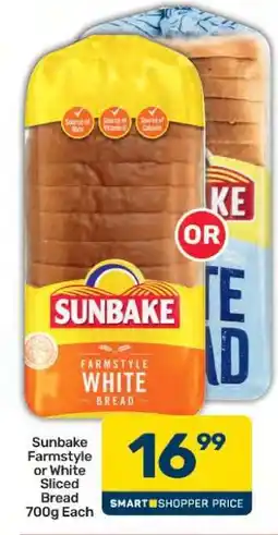 Pick n Pay Hypermarket Sunbake Farmstyle or White Sliced Bread offer