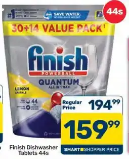 Pick n Pay Hypermarket Finish Dishwasher Tablets 44s offer
