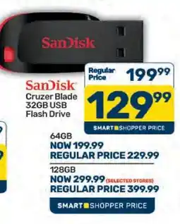 Pick n Pay SanDisk Cruzer Blade 32GB USB Flash Drive offer