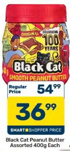 Pick n Pay Hypermarket Black Cat Peanut Butter Assorted 400g offer
