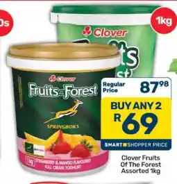 Pick n Pay Hypermarket Clover Fruits Of The Forest Assorted 1kg offer