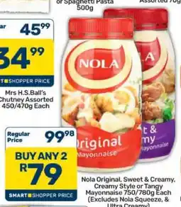 Pick n Pay Hypermarket Nola Mayonnaise offer