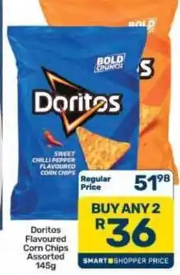 Pick n Pay Hypermarket Doritos Flavoured Corn Chips Assorted offer