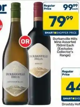 Pick n Pay Hypermarket Durbanville Hills Wine Assorted offer