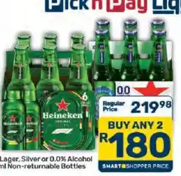 Pick n Pay Heineken Lager offer