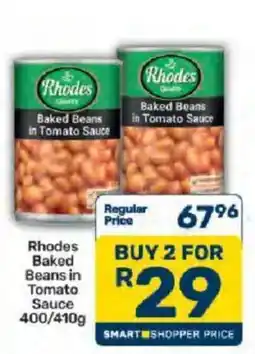 Pick n Pay Rhodes Baked Beans in Tomato Sauce offer