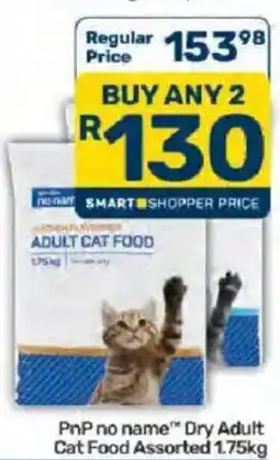 Pick n Pay PnP no name Dry Adult Cat Food Assorted offer