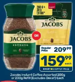 Pick n Pay Jacobs Instant Coffee Assorted offer