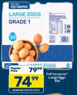 Pick n Pay PnP no name Large Eggs offer