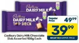Pick n Pay Cadbury Dairy Milk Chocolate Slab Assorted offer