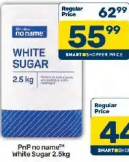 Pick n Pay PnP no name White Sugar offer