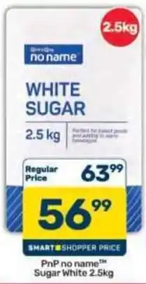 Pick n Pay Hypermarket no name WHITE SUGAR offer