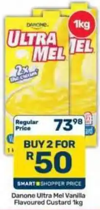 Pick n Pay Hypermarket Danon Ultra Mel Vanilla Flavoured Custard offer