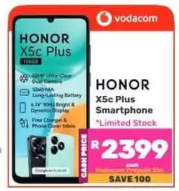 Game HONOR X5c Plus Smartphone offer