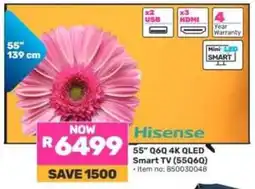 Game Hisense 55 Q60 4K QLED Smart TV (55Q60) offer