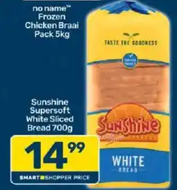 Pick n Pay Sunshine Supersoft White Sliced Bread offer