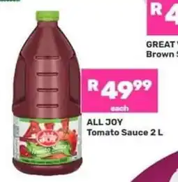 Game All Joy Tomato Sauce 2 L offer