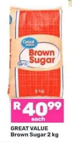 Game Great Value Brown Sugar 2 kg offer