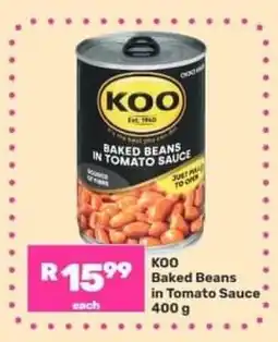 Game Koo Baked Beans in Tomato Sauce offer