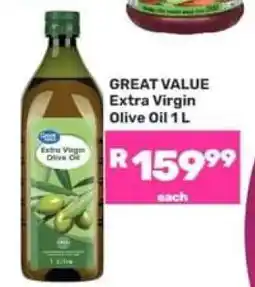 Game Great Value Extra Virgin Olive Oil 1 L offer