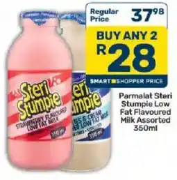 Pick n Pay Parmalat Steri Stumpie Low Fat Flavoured Milk Assorted offer