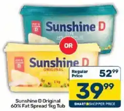 Pick n Pay Sunshine D Original 60% Fat Spread offer