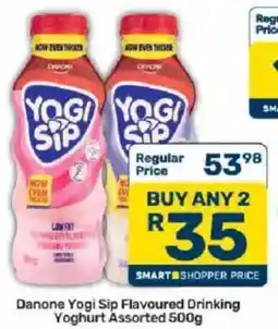 Pick n Pay Danone Yogi Sip Flavoured Drinking Yoghurt Assorted offer