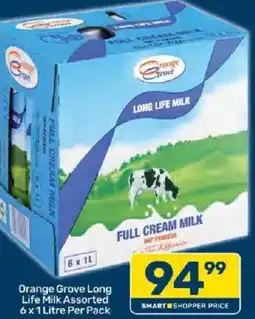 Pick n Pay Orange Grove Long Life Milk Assorted offer