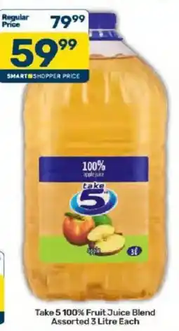 Pick n Pay Take 5 100% Fruit Juice Blend Assorted offer