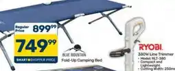 Pick n Pay Hypermarket BLUE MOUNTAIN Fold-Up Camping Bed offer