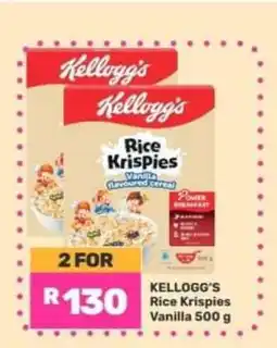 Game Kellogg's Rice Krispies Vanilla 500 g offer