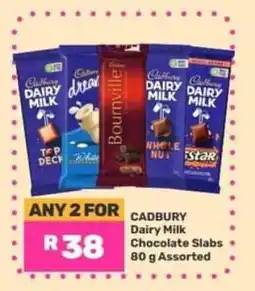 Game Cadbury Dairy Milk Chocolate Slabs offer