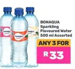 Game BONAQUA Sparkling Flavoured Water 500 ml Assorted offer