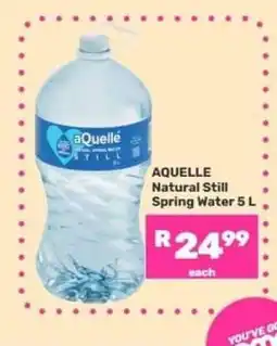 Game aQuellé Natural Still Spring Water 5 L offer