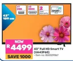 Game 43” Full HD Smart TV (UA43F60) offer