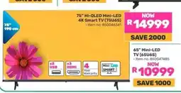 Game 75 Hi-QLED Mini-LED 4K Smart TV (75U6S) offer